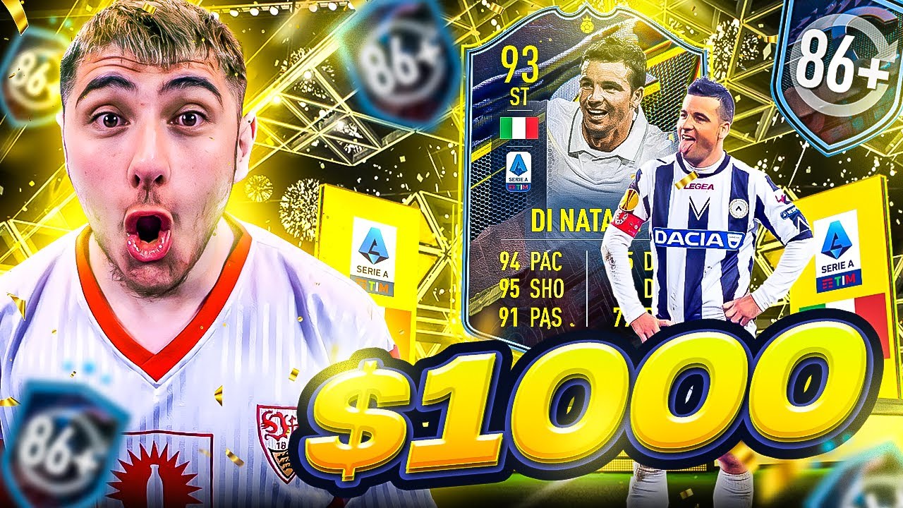 I spent $1000 on 86+ Packs for FUT Captains