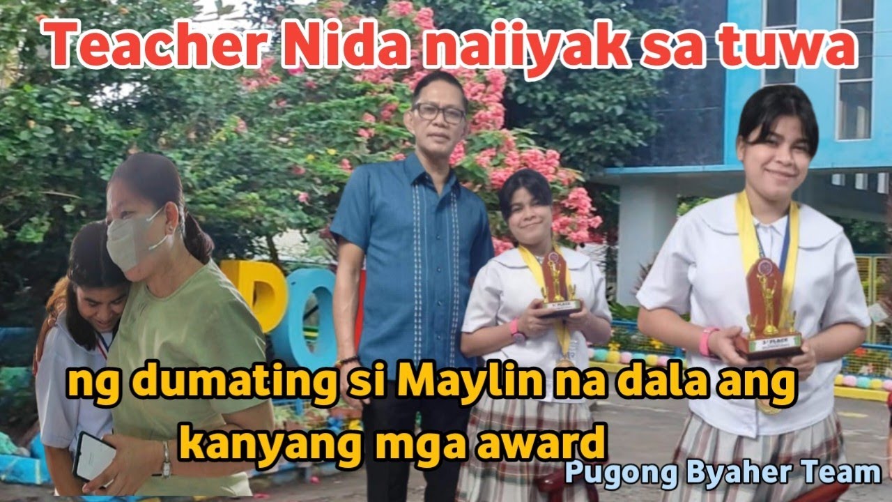 PART2 PRINCIPAL AT TEACHERS NAG PASALAMAT KAY MAYLIN SA KARANGALAN IBINIGAY NYA SA KANILANG SCHOOL