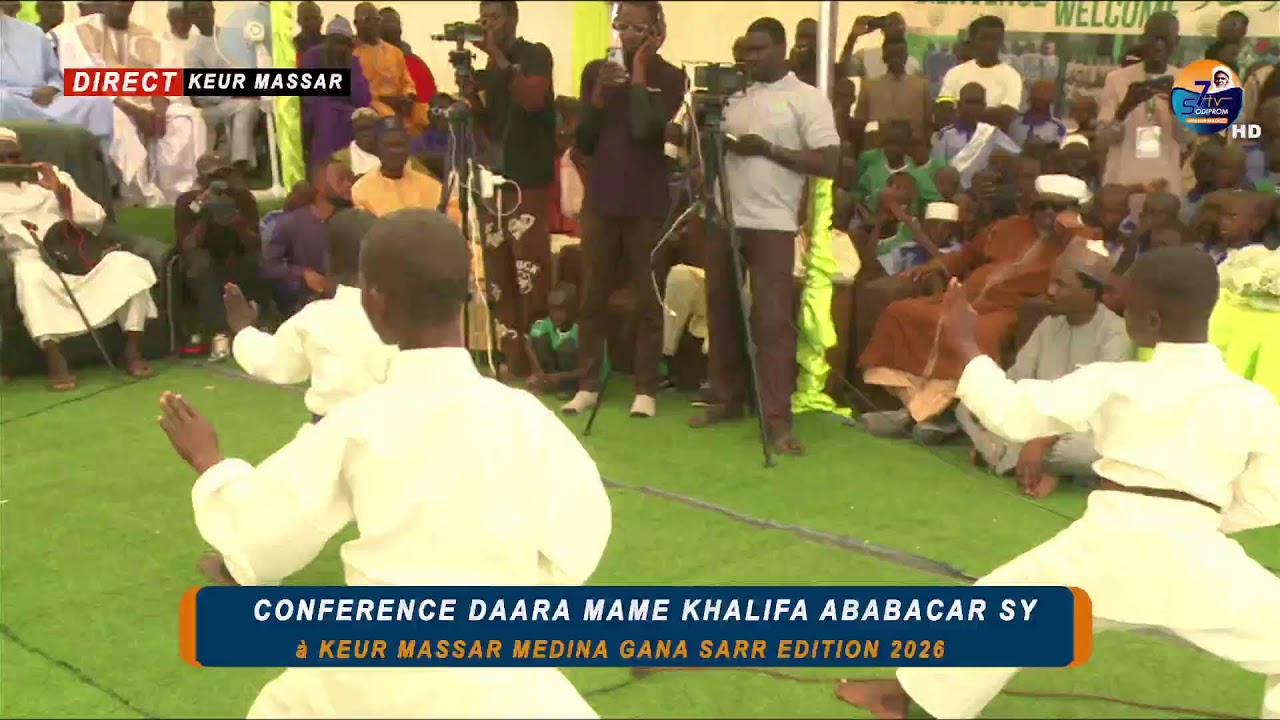 DIRECT KEUR MASSAR : CONFERENCE DAARA MAME KHALIFA ABABACAR SY à KEUR MASSAR MEDINA GANA SARR