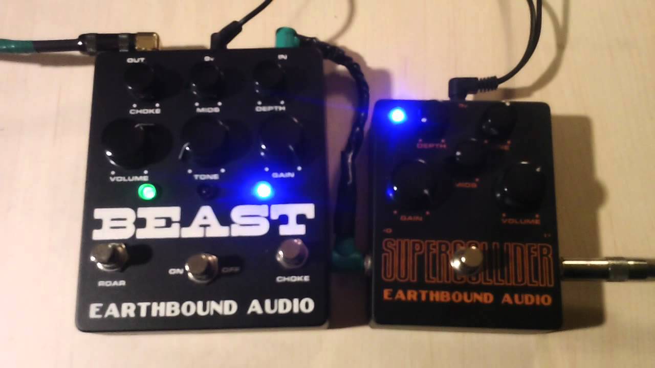 Earthbound Audio Beast - Supercollider Fuzz - Guitar Demo