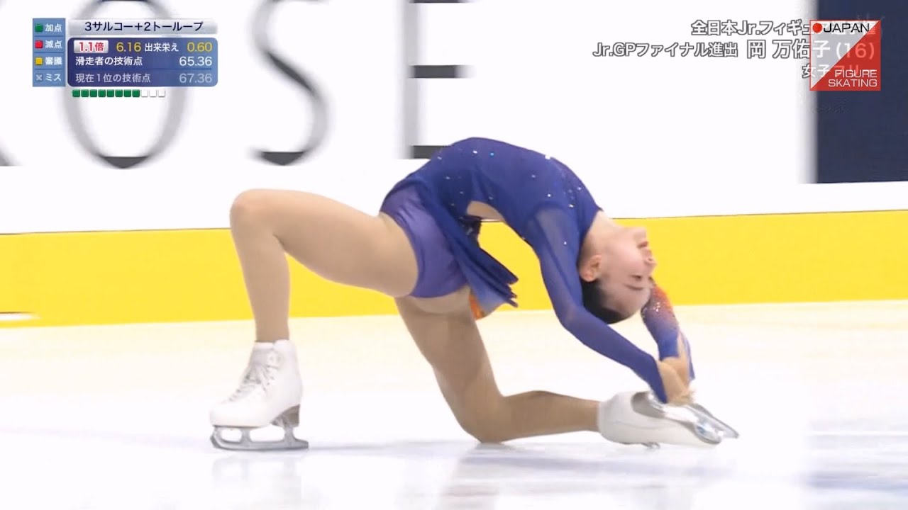 [1080p60] 岡万佑子 Mayuko OKA - 2025 Japanese Junior Nationals FS