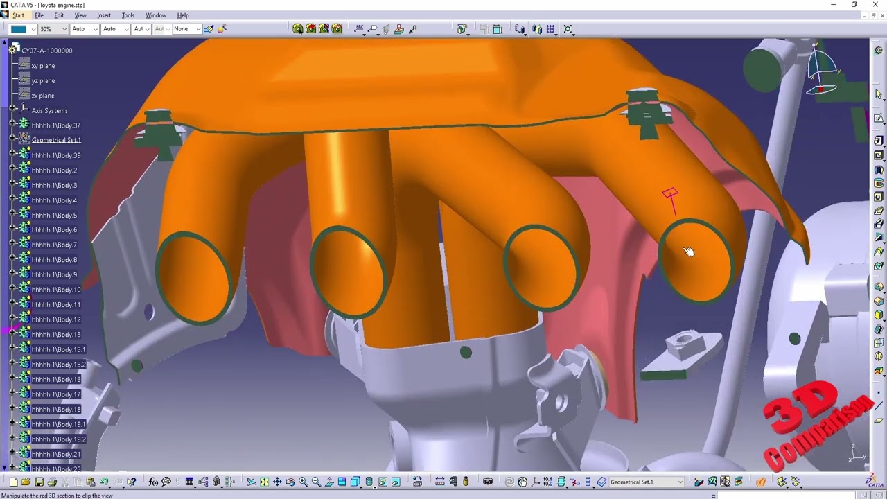 CATIA V5 - Analyze Solidbody STEP files