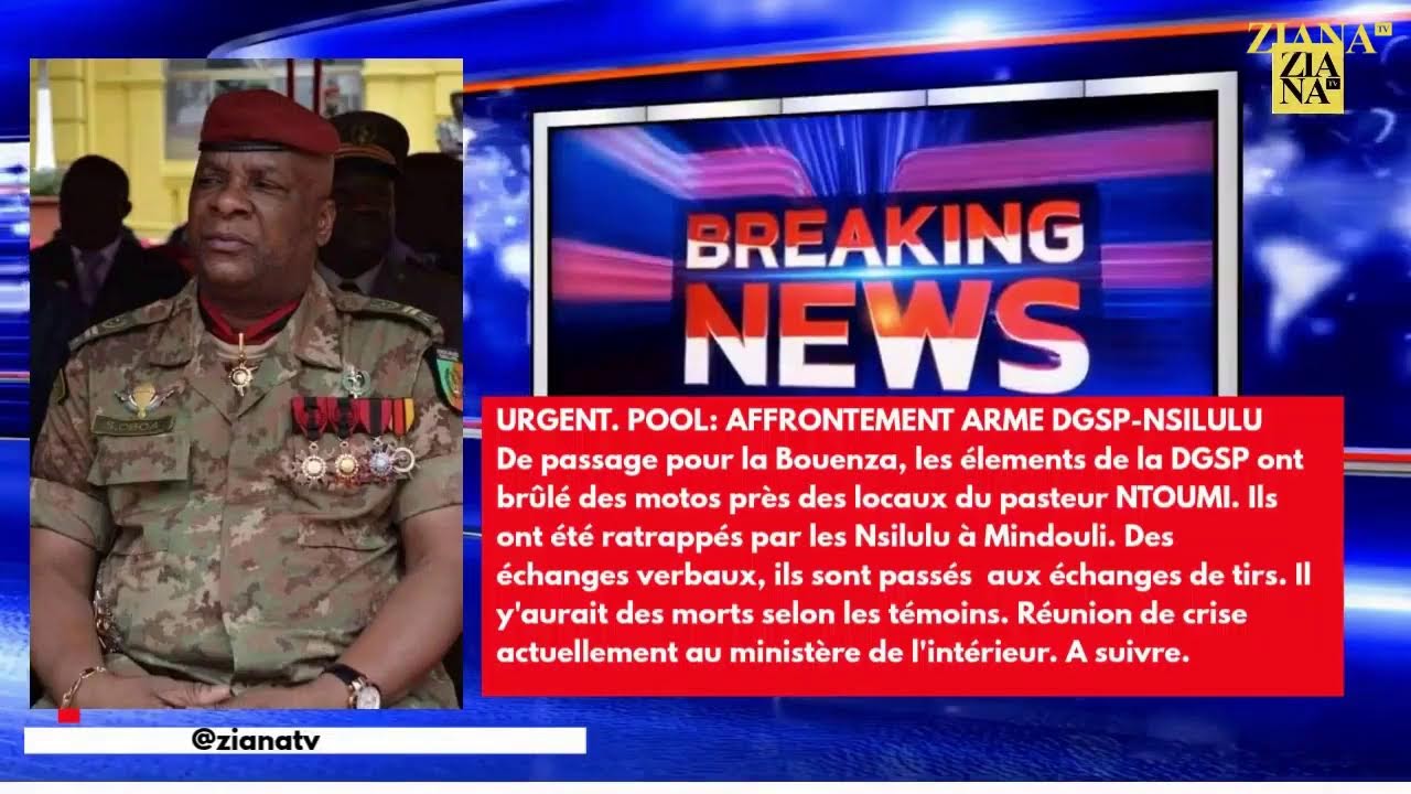 BREAKING NEWS. Affrontement #rm&eacute; entre des &eacute;l&eacute;ments de la DGSP et les Nsilulu &agrave; Mindouli
