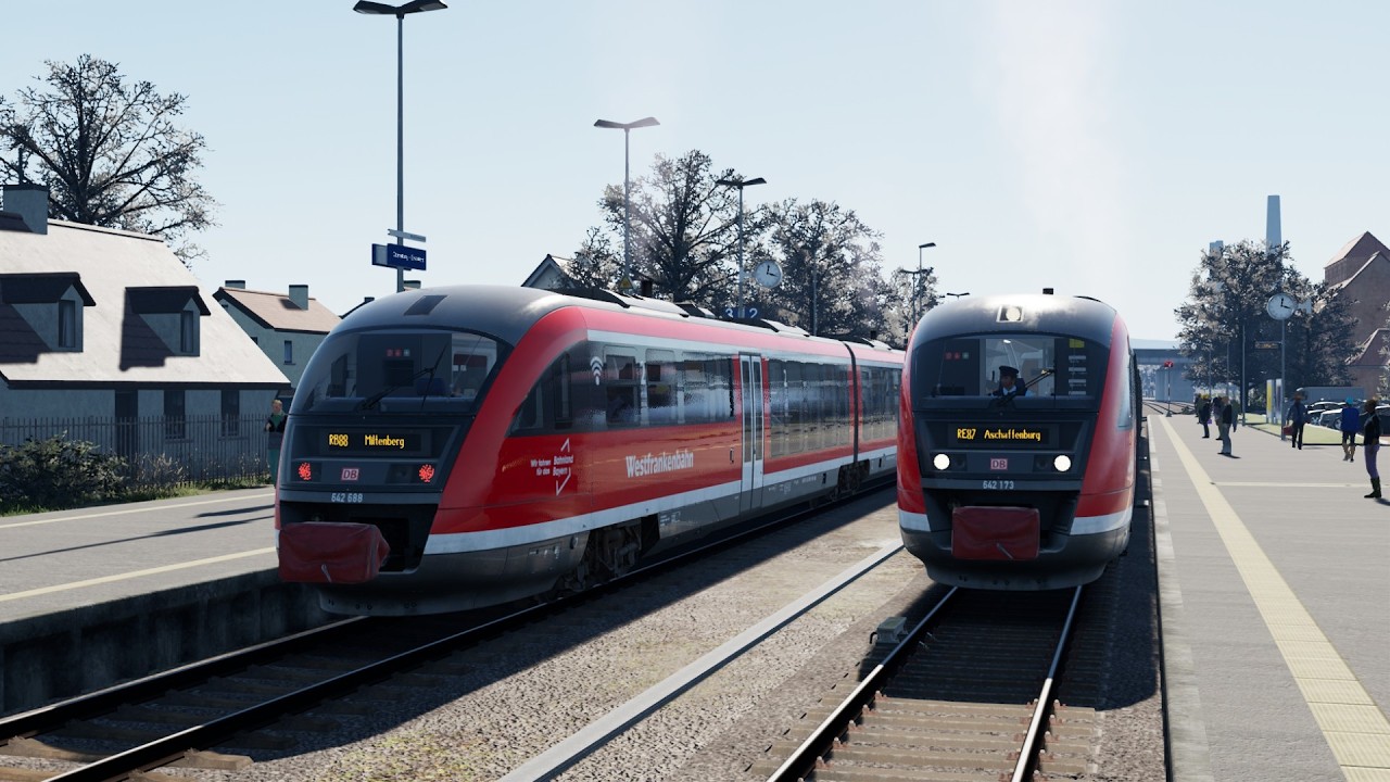 TrainSimWorld5 RB88 Aschaffenburg Miltenberg DesiroClassic MitAnsagen StreckeMainalbahn