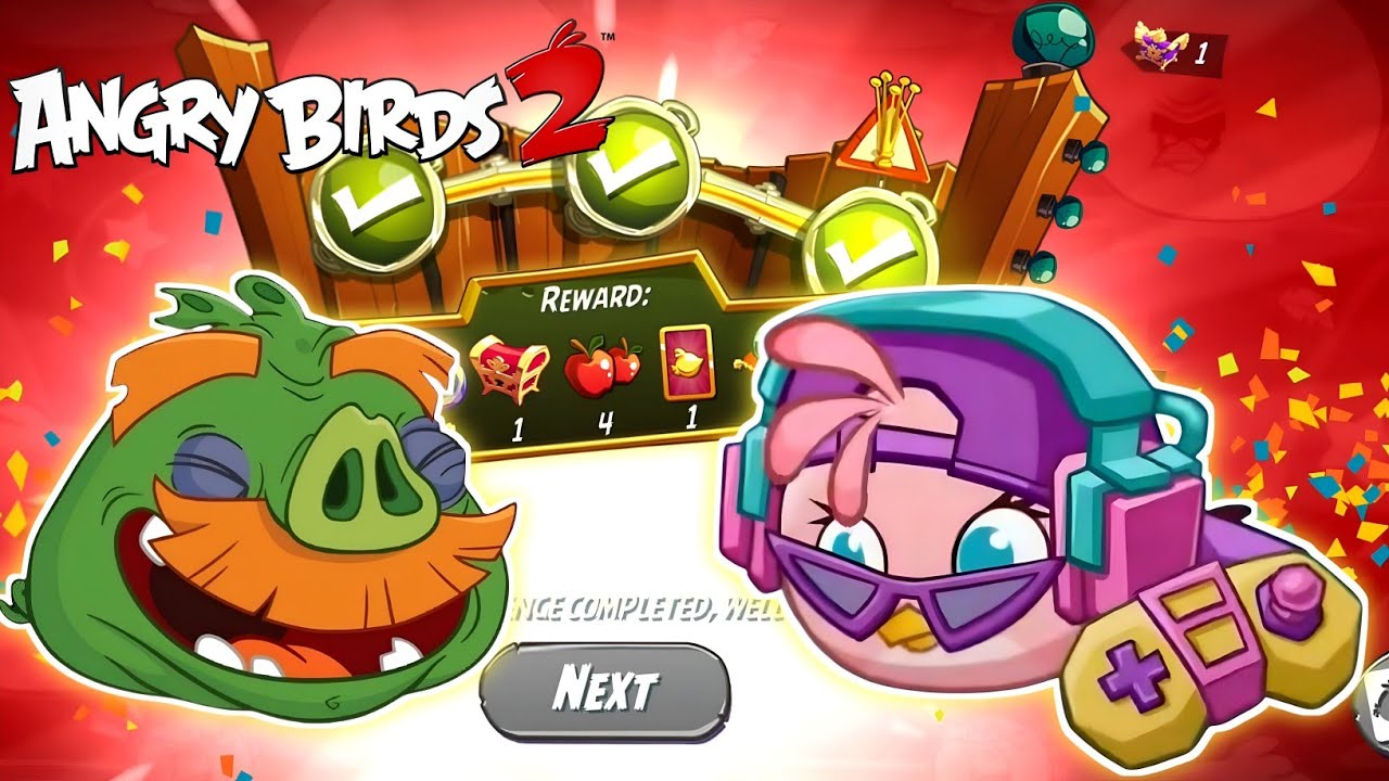 DC Terence Trial Rooms (4-5-6) + King Pig Panic Rooms (3-4-5) - Sunday - Angry Birds 2 