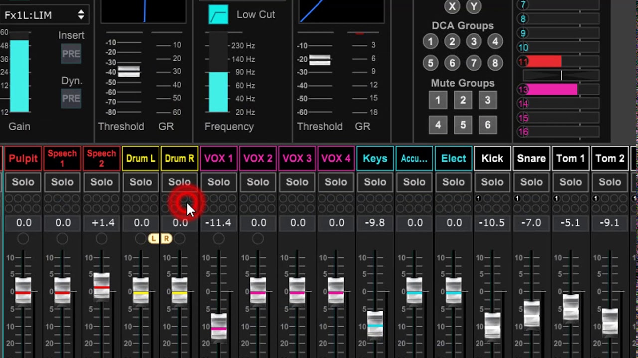 Saving Scenes and Channels Plus Adding FX on the X32 Rack