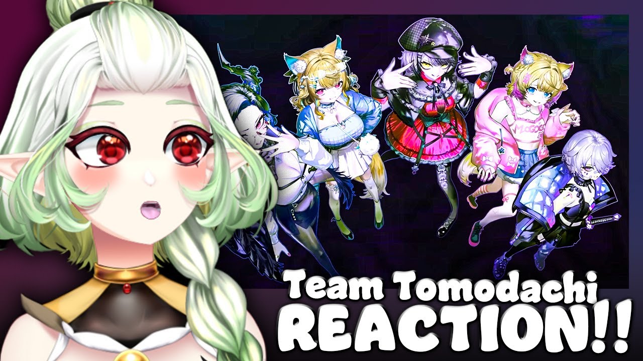 THEY LOOK SO CUTE!! | VTuber Reacts | hololive English -Advent- |【Cover MV】Team Tomodachi