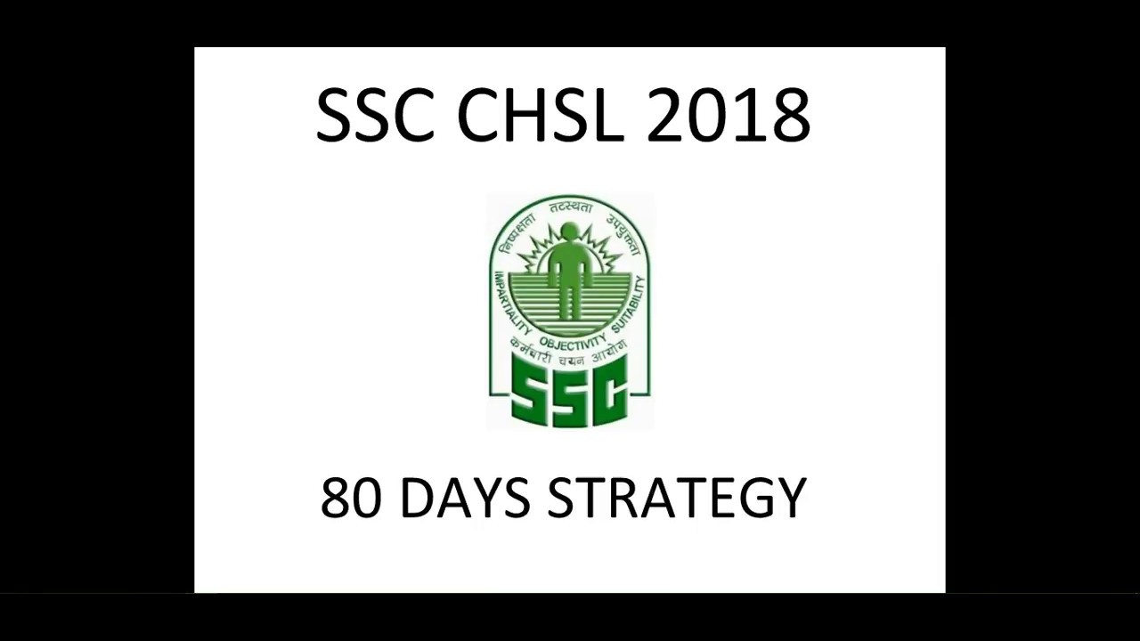SSC CHSL 2018 - 80 DAYS STRATEGY