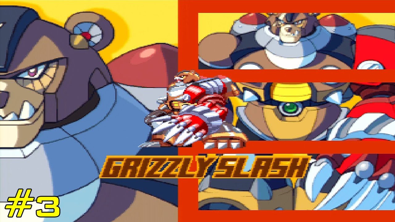 Mega Man X5 [100% Run] - Part 3: Chase The Train! [Grizzly Slash]