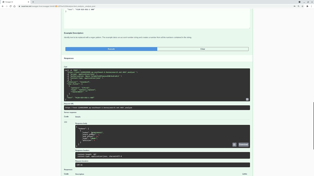Elasticsearch Basic Training #2 (_analyze) - a Swagger UI run through of all the key endpoints.
