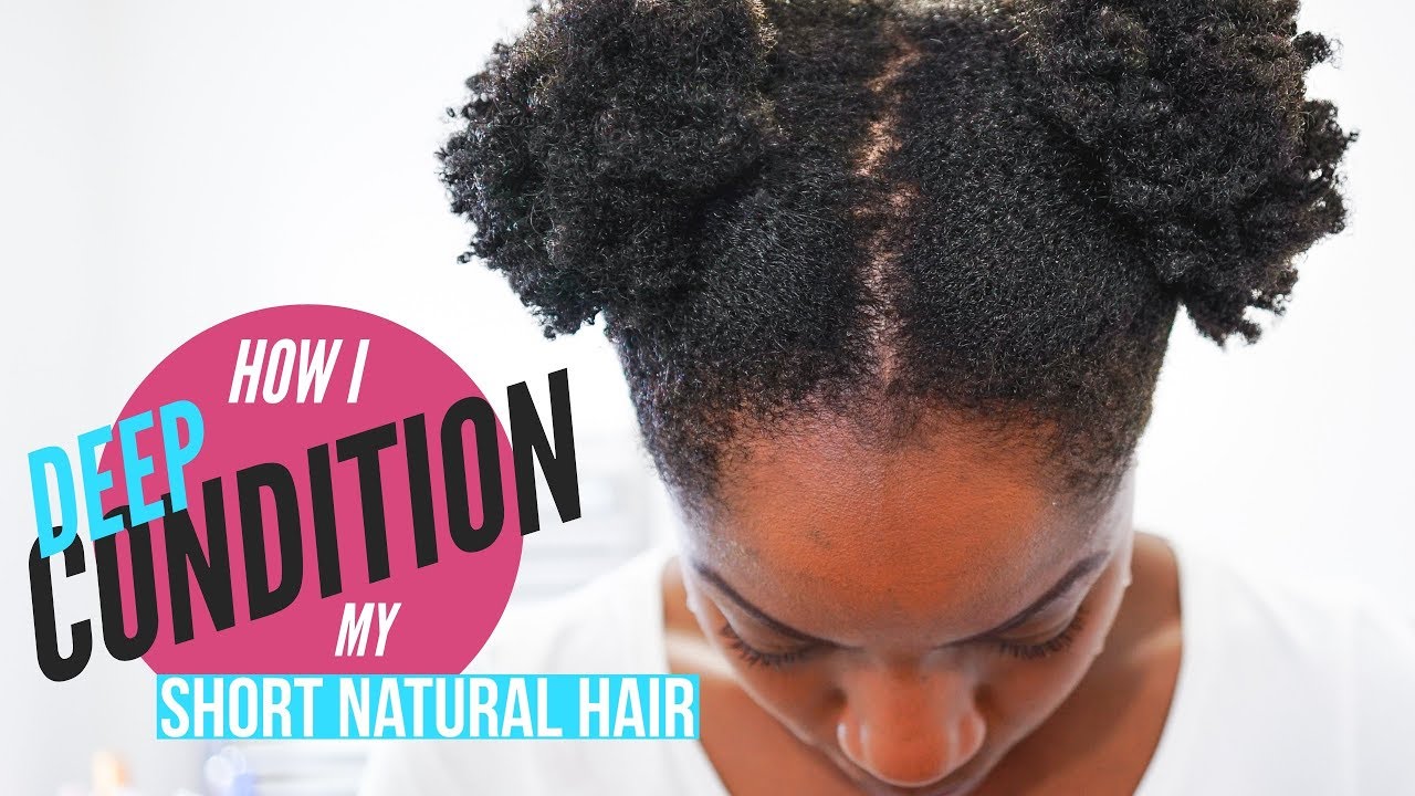 How I Deep Condition My Short Natural Hair (4B/4C Hair Texture) (PART 2 of 3)