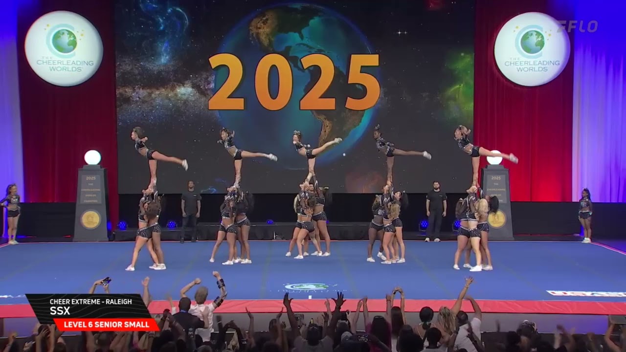 Cheer Extreme Raleigh SSX 2025 L6 Senior Small Finals 2025 The Cheerleading Worlds WITH SOUND