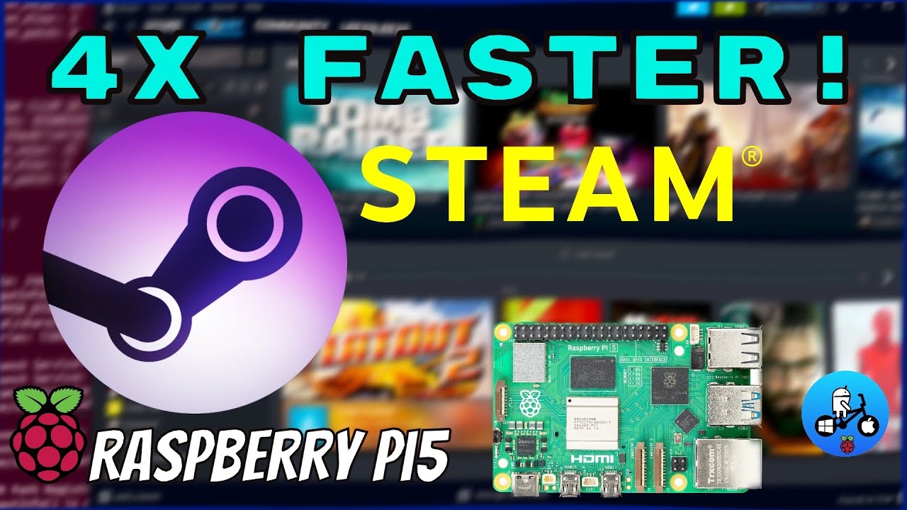 Протестирована производительность Steam Native на ARM: в 4 раза быстрее на Raspberry Pi.