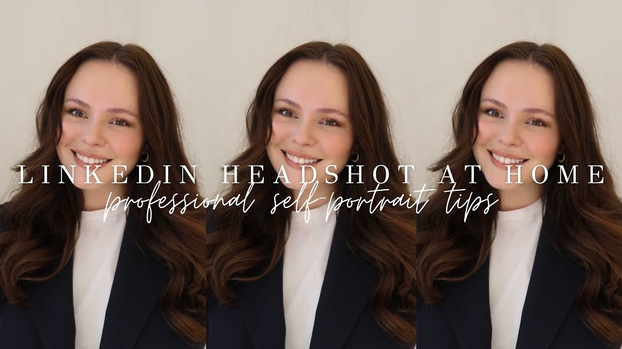 LINKEDIN HEADSHOT AT HOME | Professional Self Portrait Tips | lindsrosso