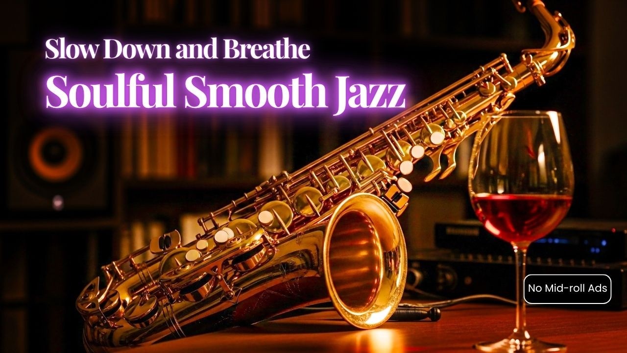 Smooth Saxophone Jazz to Slow Down and Breathe | Soulful BGM for Work & Relax