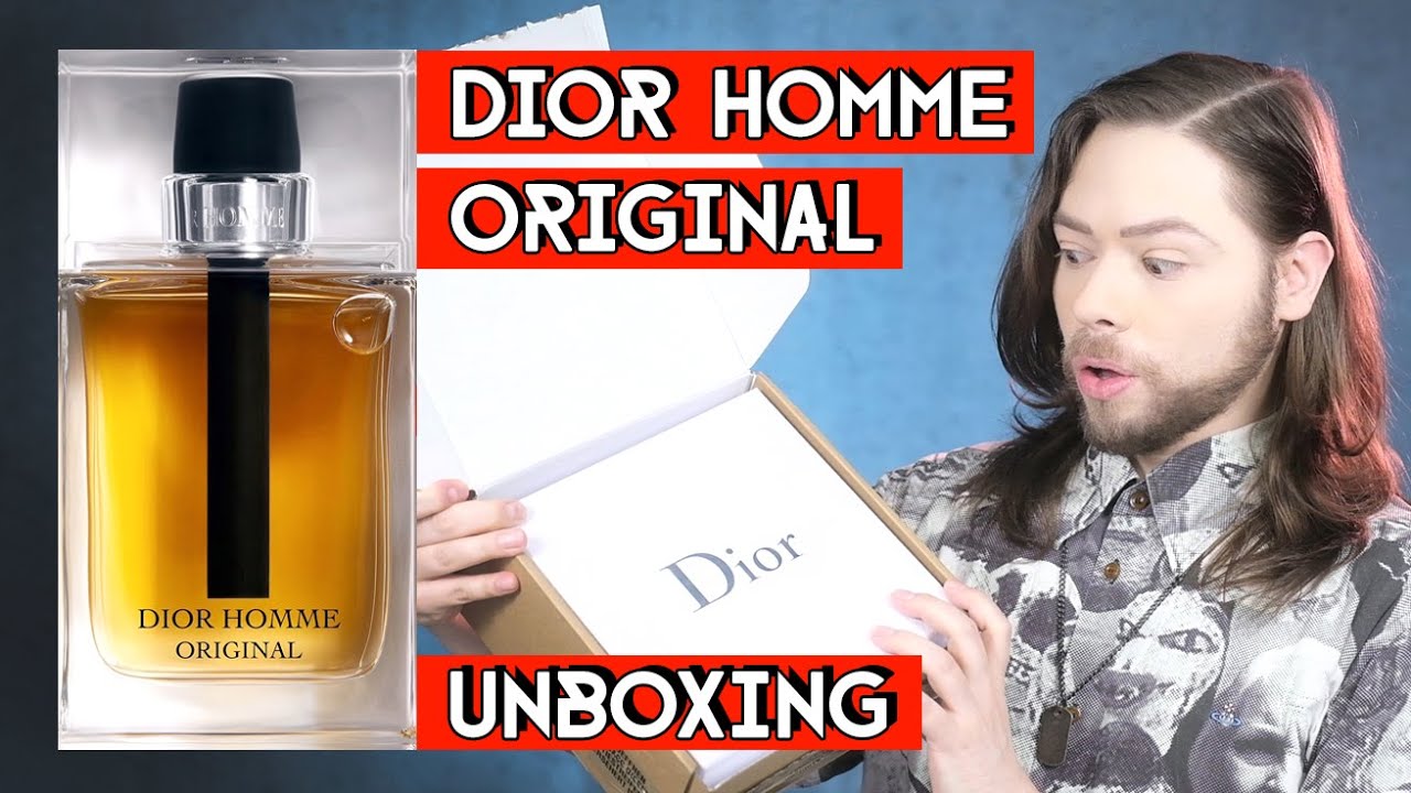 Dior HOMME ORIGINAL EDT fragrance unboxing and perfume review