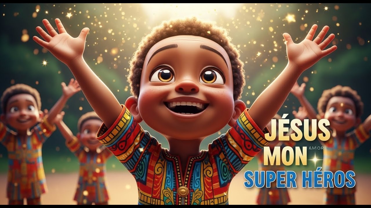 JÉSUS MON SUPER HÉROS ✨ Chanson Chrétienne Afrobeat pour Enfants | Danse et Chante avec Nous! 🙌