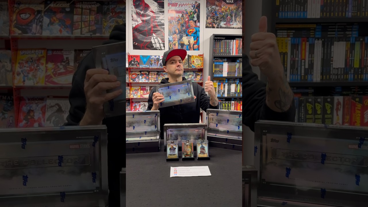 Unboxing Topps Marvel Studios The Collector #iosonounvirtuale #marvelstudios #topps #unboxing #top