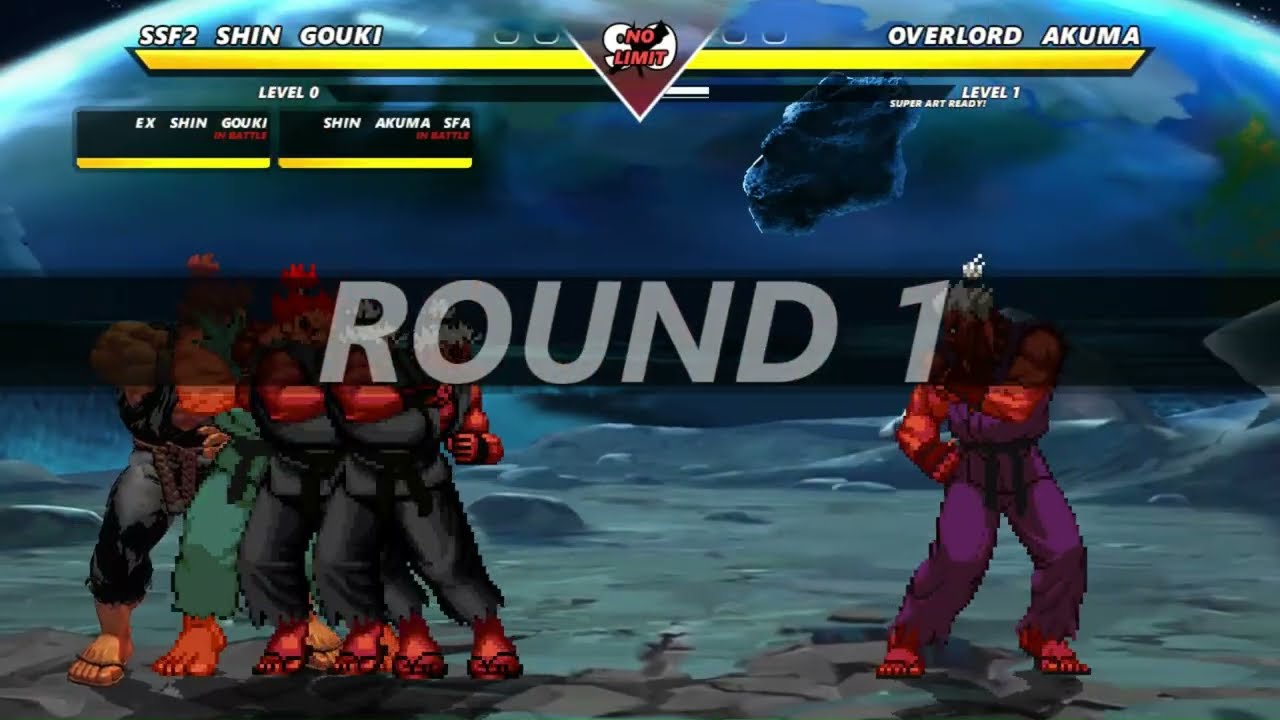 4 V.S 1:  Every Akuma  V.S The Overlord Akuma  |  AKUMA MUGEN