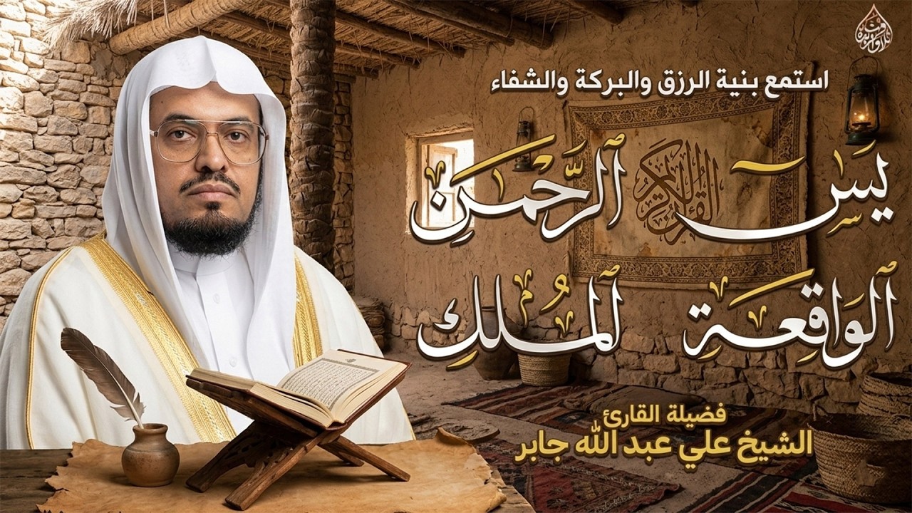 سورة يس و الرحمن والواقعة والملك | استمع بنية الرزق والشفاء بإذن الله | الشيخ علي جابر