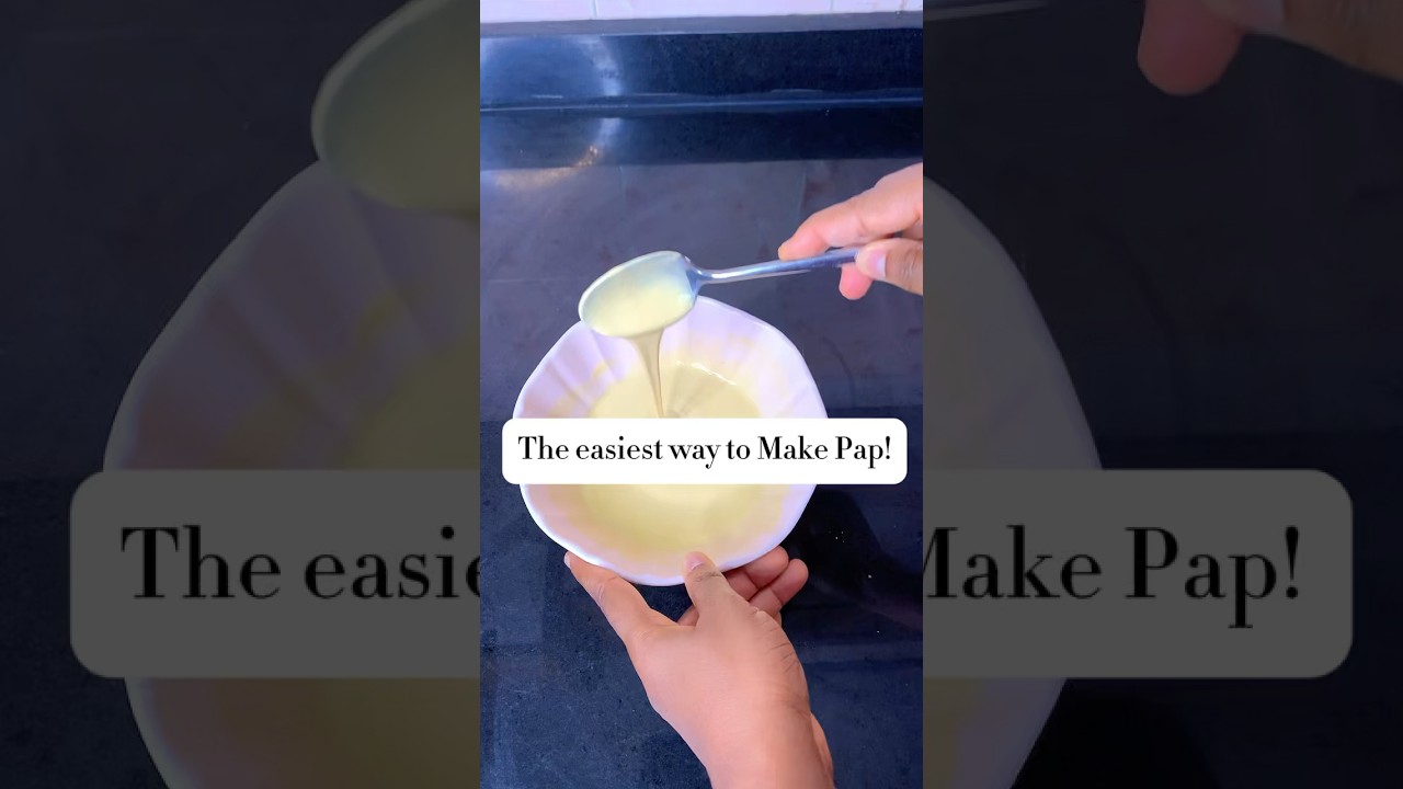 How to make pap easily without lumps! #homecookin #pap #akamu #breakfastrecipe #breakfastideas