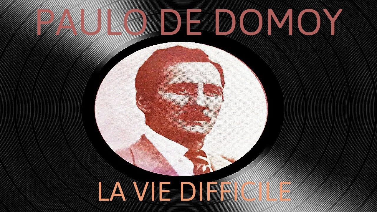 PAULO DE DOMOY La Vie Difficile Face B 45 TOURS Vinyle belgique