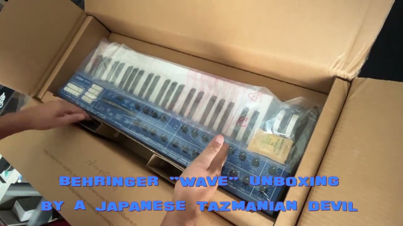 BEHRINGER Wave | Распаковка | Японский Тасманский Дьявол | Шоу Рино | NYC RECORDS