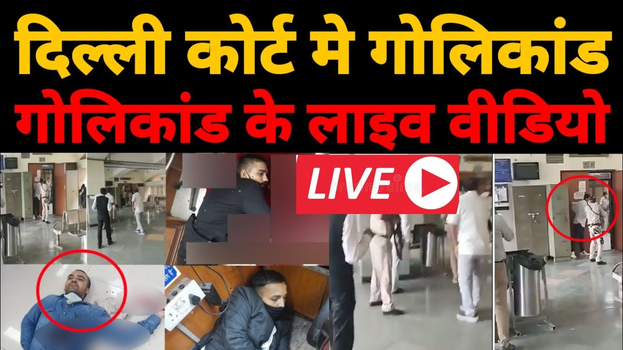 Delhi Rohini Court Gangwar दिल्ली गोलिकांड | Shootout in Rohini Court | ok news