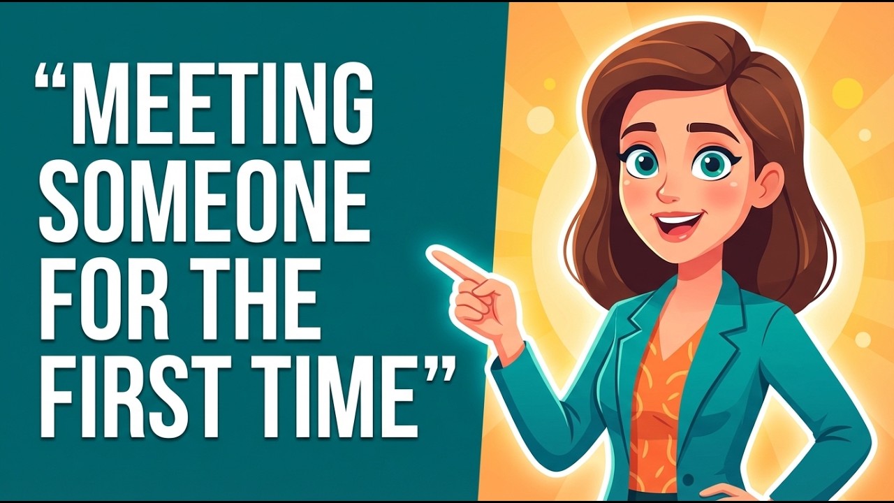 Basic English Conversation for Beginners | Meeting Someone for the First Time | English Podcast
