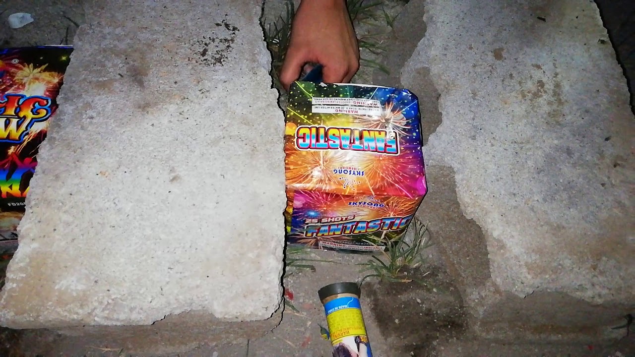 Fuegos artificiales de año nuevo  2019  parte 1