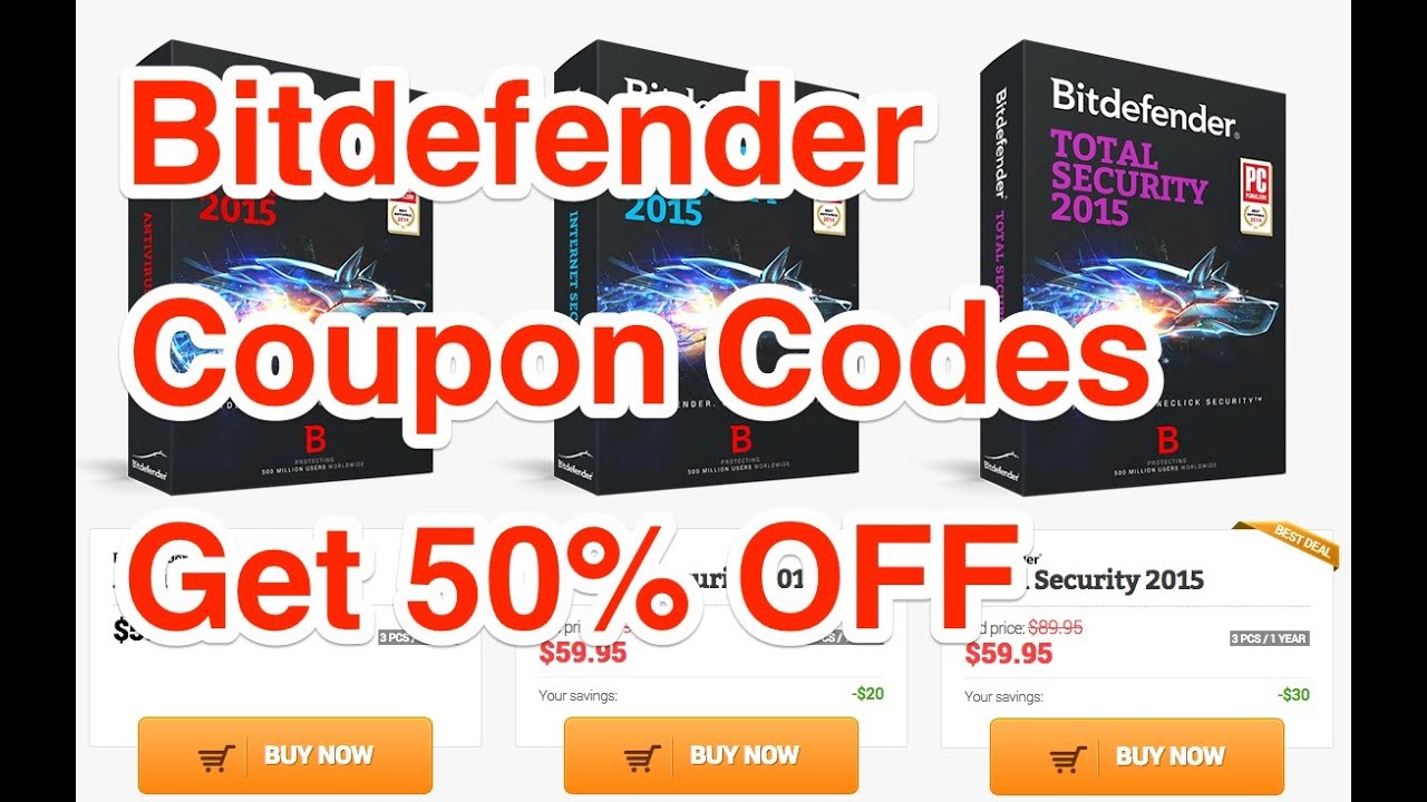 [NEW] Bitdefender Coupon Codes 2018 Get 50% OFF