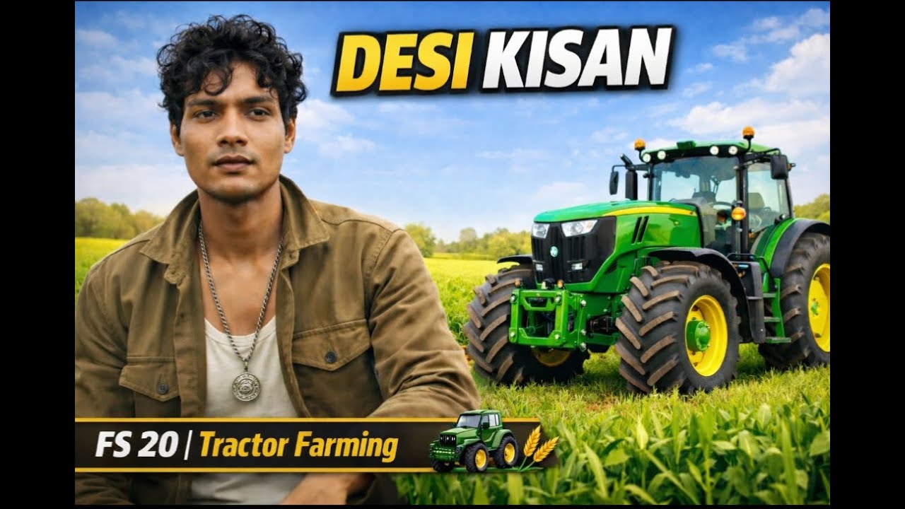 FS 20 Tractor Gameplay 🚜 | Desi Kisan Style Farming | Live
