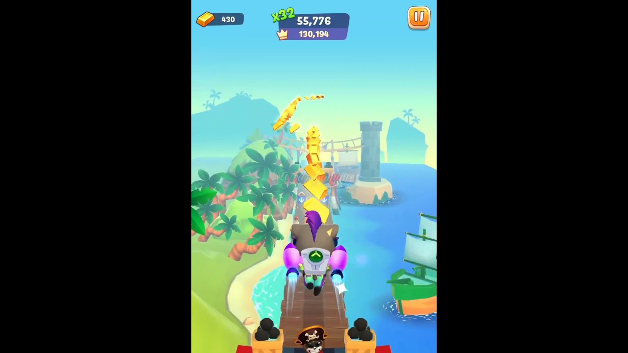 Talking Tom Time Rush Gameplay &ndash; Ultra Fast Reflex Run! ⚡🐱🔥 #shorts #vdrsgaming