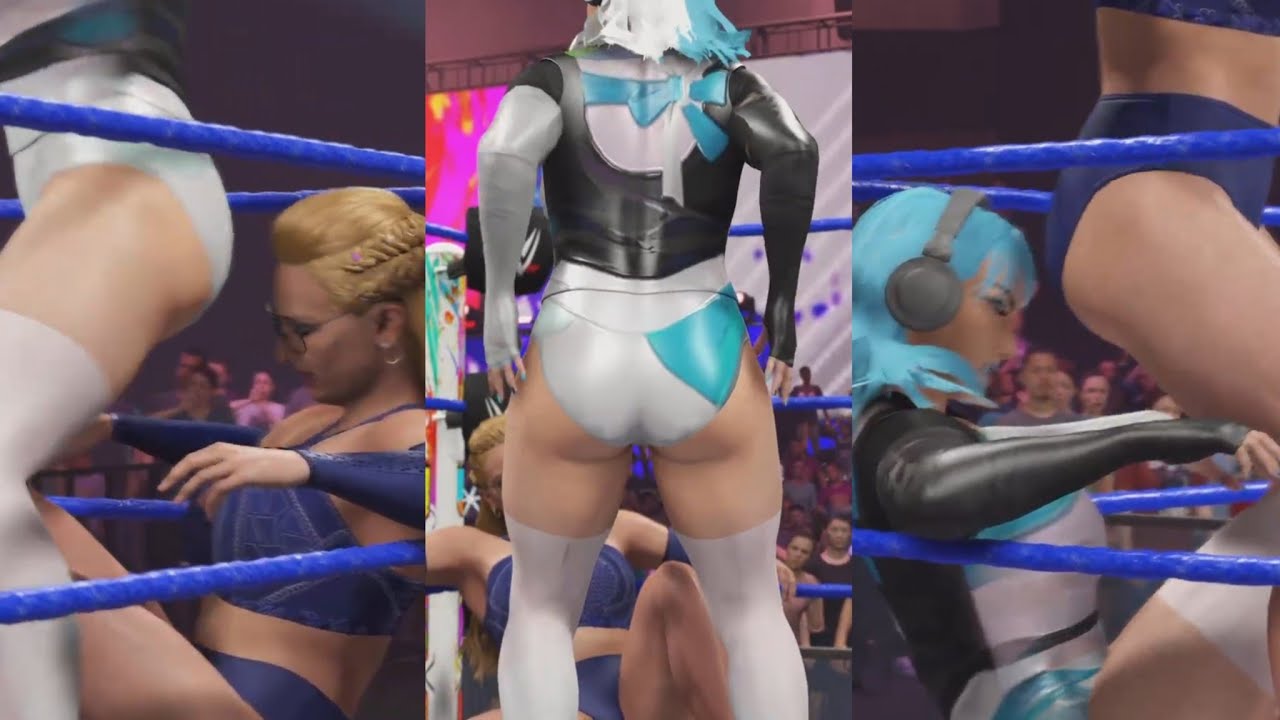 WWE 2K25 #198 stinkface match Sue Storm vs Luna Snow