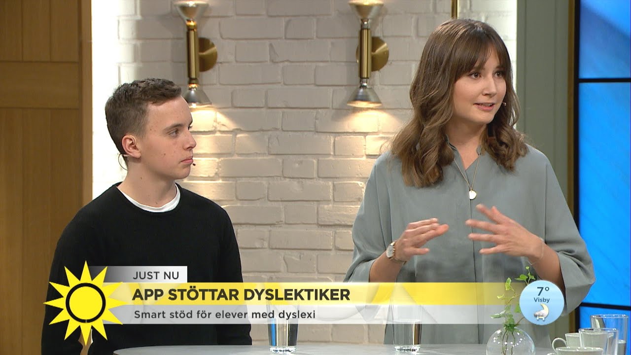 App stöttar dyslektiker: ”Lärarna vet inte nog om dyslexi” - Nyhetsmorgon (TV4)