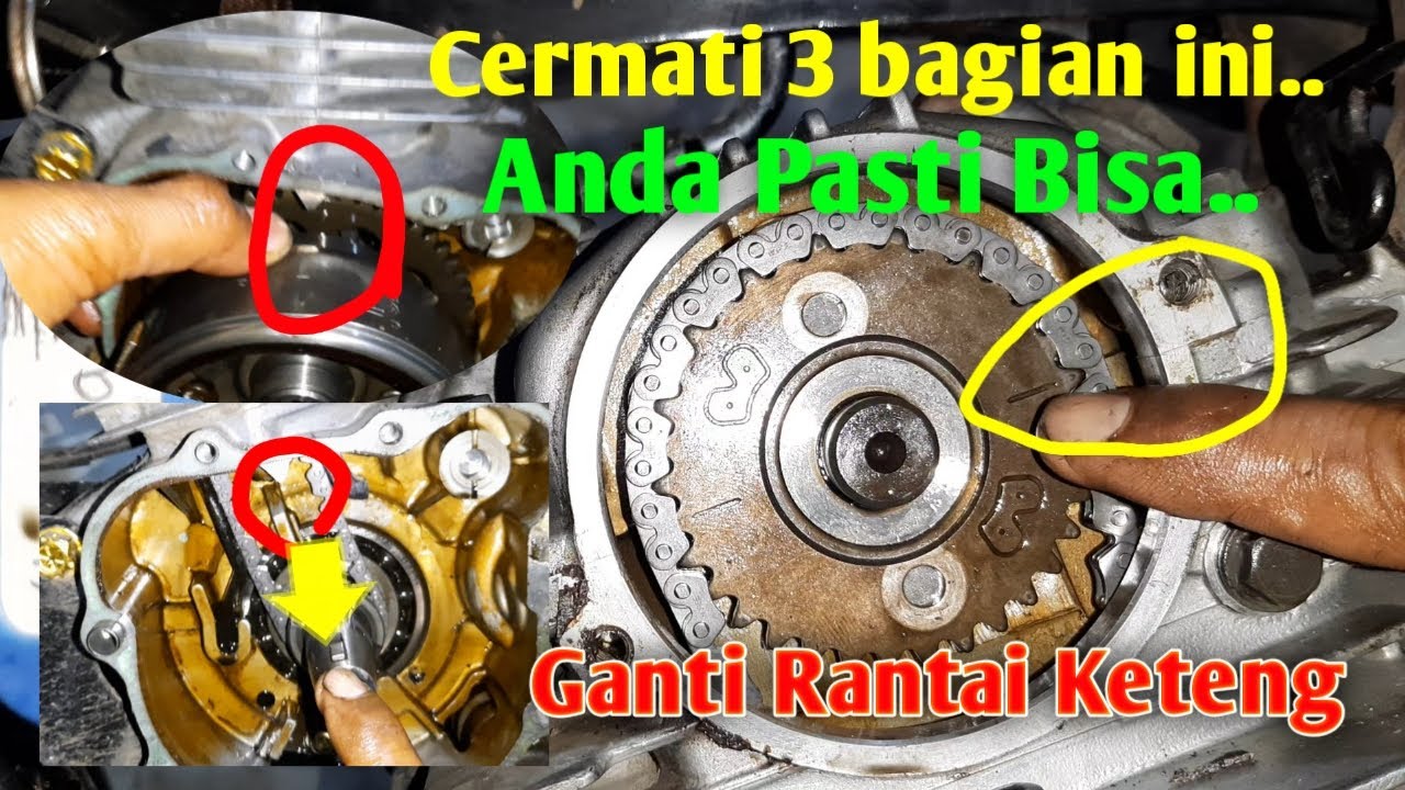 Cara Pasang Rantai Keteng megapro//Ganti Rantai Keteng megapro Primus