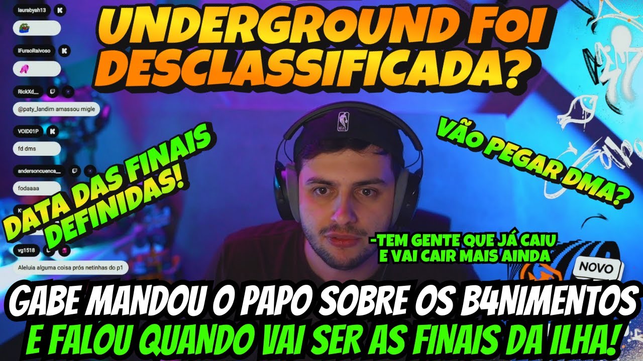 GABE MANDOU O PAPO SOBRE OS B4NIMENTOS E FALOU QUANDO VAI SER AS FINAIS DA ILHA!