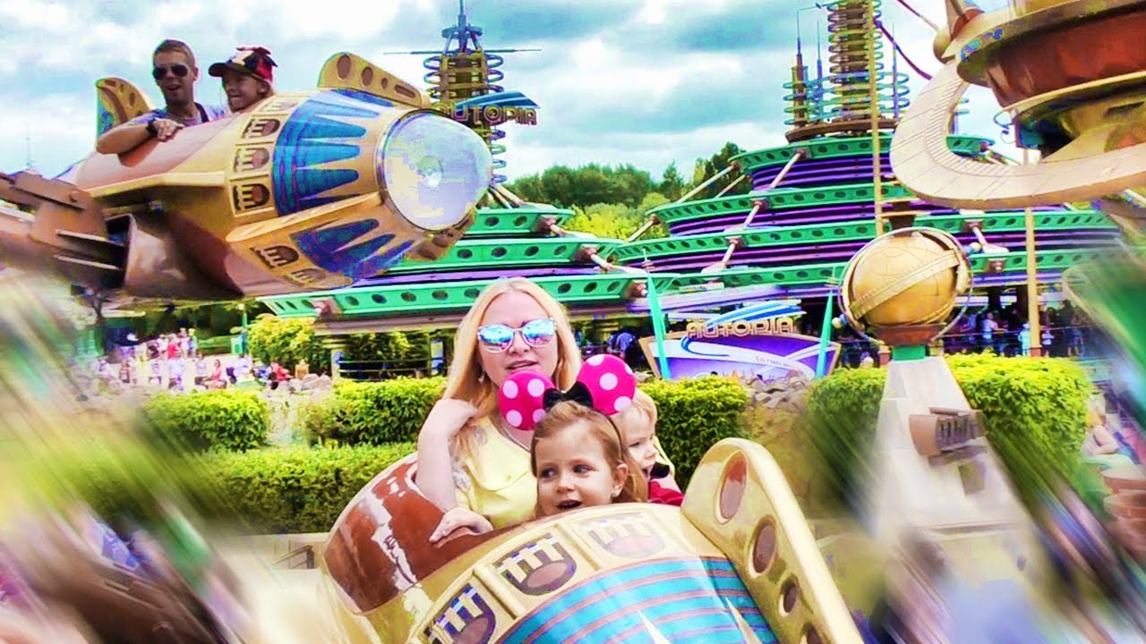 Исследуем Диснейленд Париж. Обзор карусели Orbitron Disneyland Paris