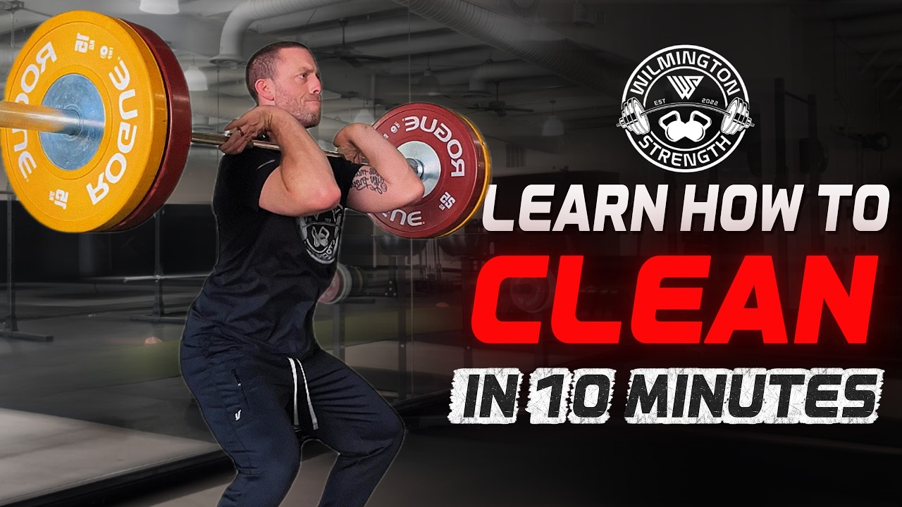 How to Clean in 10 Minutes | Beginner Barbell Clean Progression