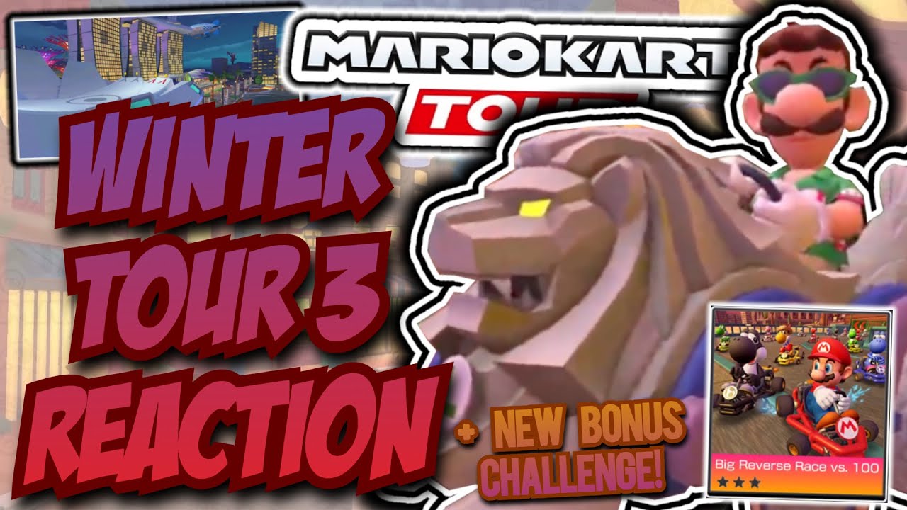 THIS TOUR IS INSANE! (Winter Tour 3 Reaction) | Mario Kart Tour