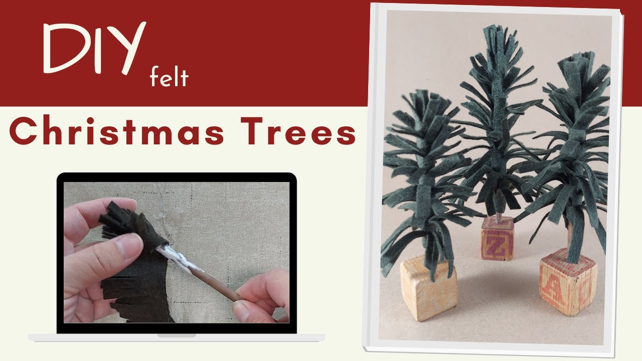 Make an Easy Wool Felt Christmas Tree