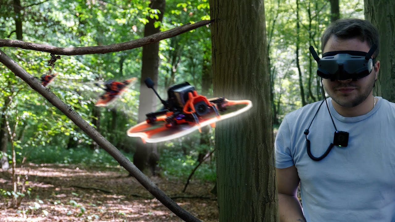 Mit der CINELOG30 V3 im WALD fliegen, wie geil ist das?!