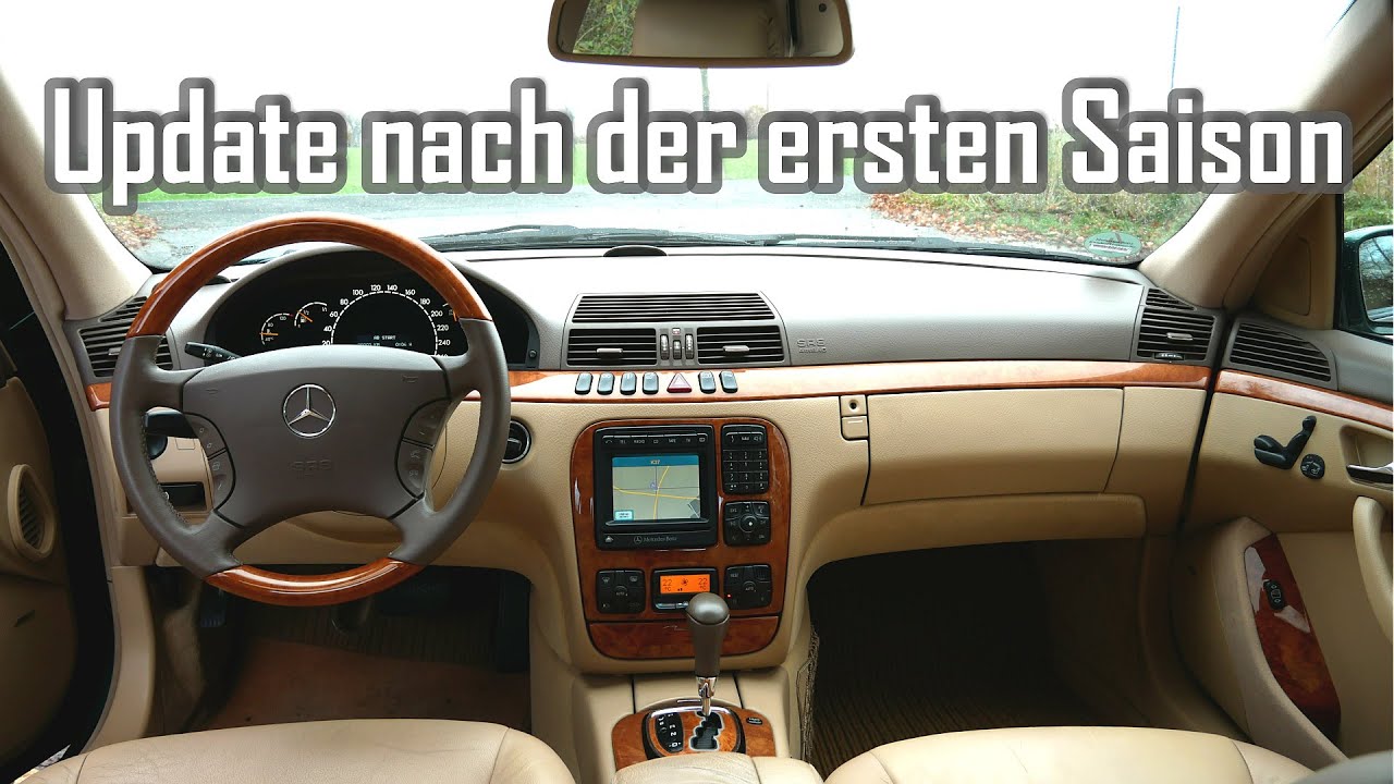 Mercedes W220 Update nach der ersten Saison - Letzte Fahrt & Wäsche vor dem Winterschlaf