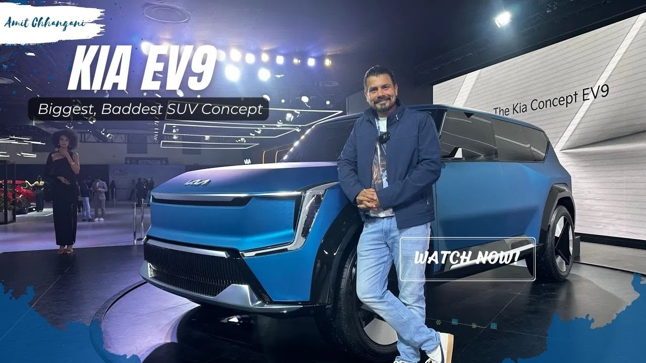 Kia EV9 | The Biggest, Baddest SUV Concept Of Auto Expo 2023