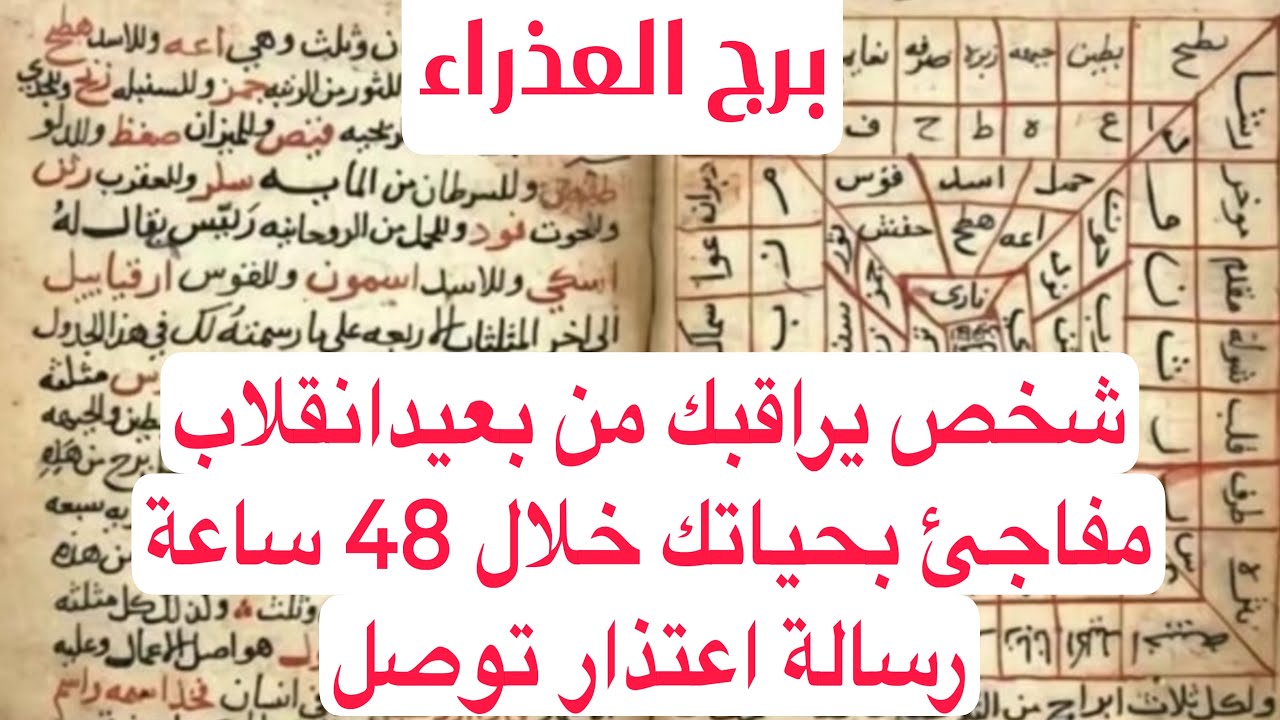 برج العذراء لهذا البوم اقوى كشف شخص يراقبك من بعيدانقلاب مفاجئ بحياتك خلال 48 ساعة رسالة اعتذار توصل