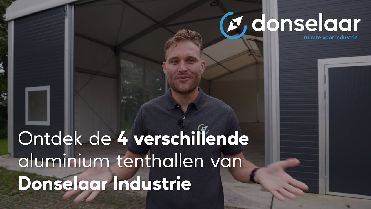 Ontdek onze aluminium tenthallen | De verschillen tussen de T1, T2, T3 & T4