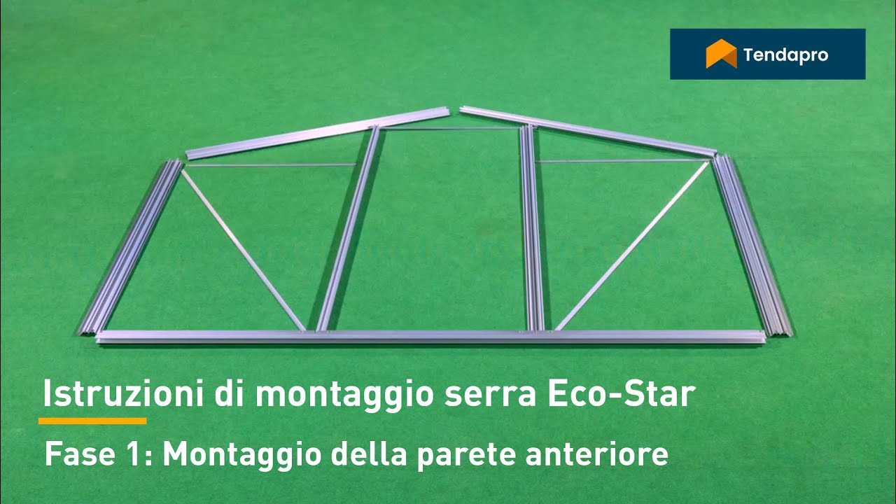 Eco-Star - Fase 1 Montaggio della parete anteriore