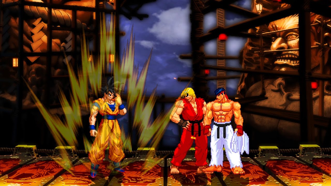 GOKU VS SHIN RYU / SHIN KEN! THE BEST BATTLE EVER MADE!