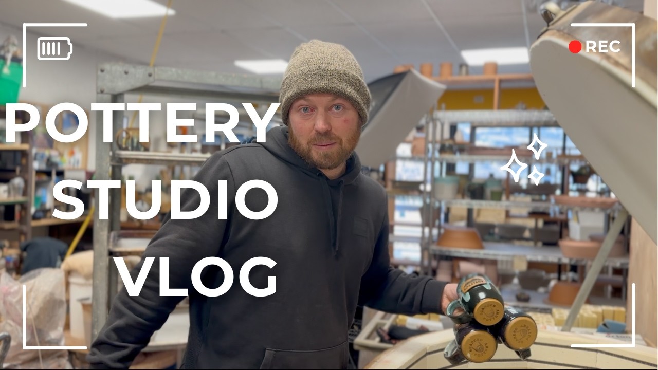 Kiln unload, market prep, pottery studio vlog