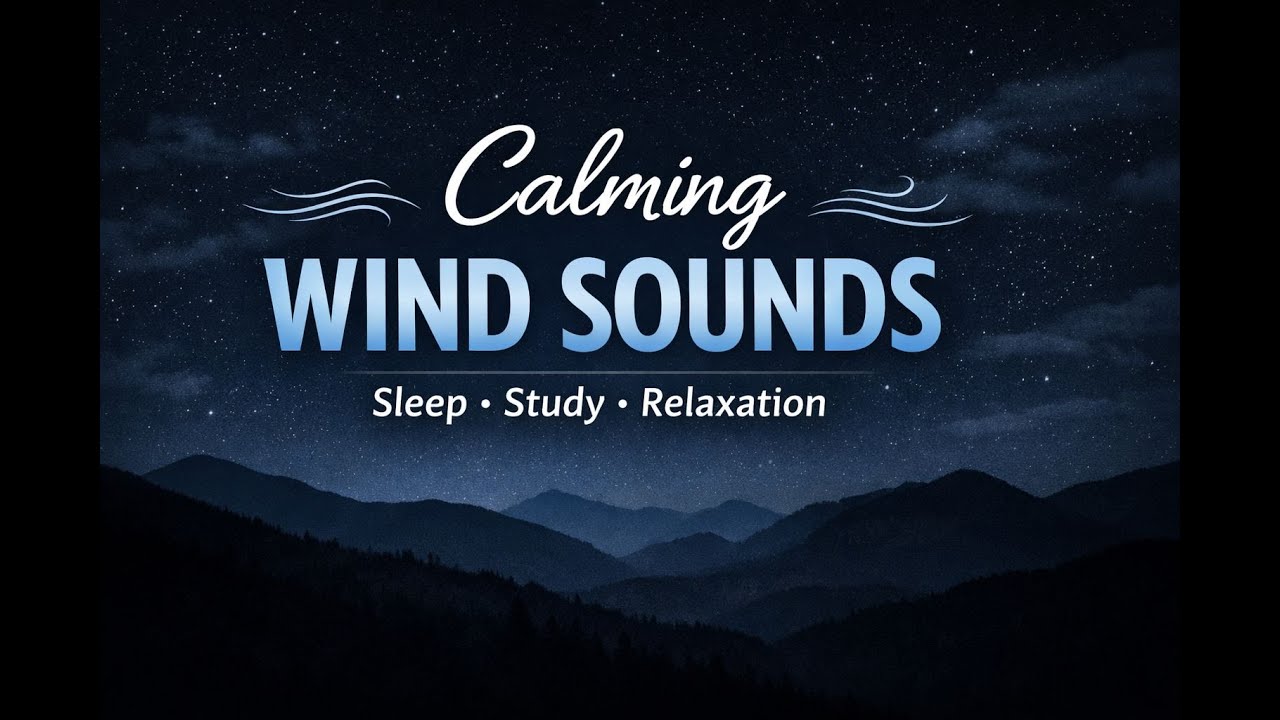 “Calming Wind Sounds | Gentle Wind Ambience for Sleep, Study & Relaxation”